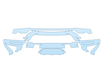 2024 FORD F-150 RAPTOR R BUMPER W SENSORS 2024 FORD F-150 RAPTOR R BUMPER W SENSORS