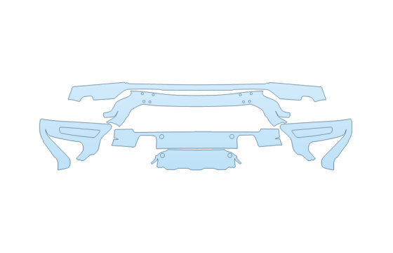 2027 FORD F-150 RAPTOR R BUMPER W SENSORS 2027 FORD F-150 RAPTOR R BUMPER W SENSORS