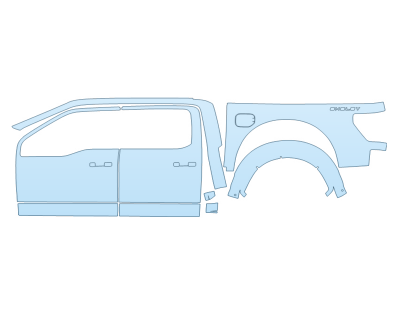 2024 FORD F-150 SHELBY F-150 FULL DRIVER SIDE