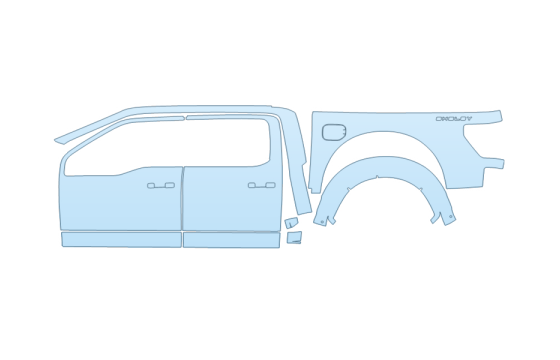 2027 FORD F-150 SHELBY F-150 FULL DRIVER SIDE 2027 FORD F-150 SHELBY F-150 FULL DRIVER SIDE