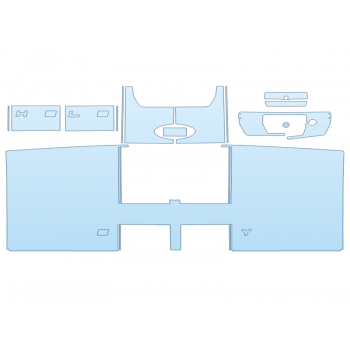 2024 FORD F-150 SHELBY F-150 FULL TAILGATE KIT W/STRIPES