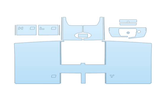 2027 FORD F-150 SHELBY F-150 FULL TAILGATE KIT W/STRIPES