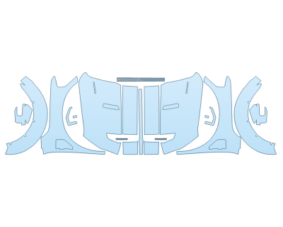 2024 FORD F-150 SHELBY F-150 HOOD FENDERS MIRRORS FULL (WRAPPED EDGES)