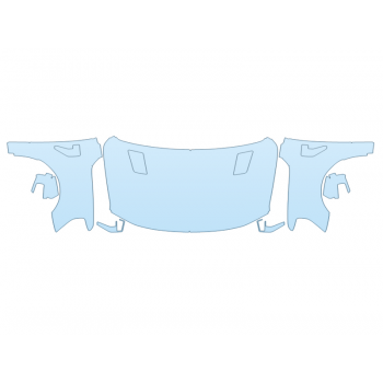 2024 FORD F-150 TREMOR HOOD FENDERS MIRRORS FULL (WRAPPED EDGES)