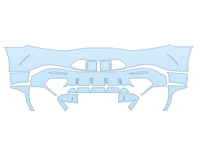 2025 MERCEDES-BENZ AMG GT 2 DOOR 55 REAR BUMPER