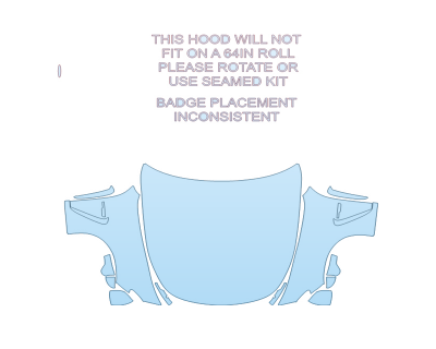 2025 MERCEDES-BENZ AMG GT 2 DOOR 63 HOOD FENDERS MIRRORS FULL (WRAPPED EDGES)