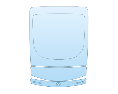 2025 MERCEDES-BENZ AMG GT 2 DOOR 63 REAR HATCH W/EMBLEMS 2025 MERCEDES-BENZ AMG GT 2 DOOR 63 REAR HATCH W/EMBLEMS