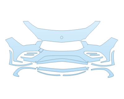 2025 MERCEDES-BENZ CLA-CLASS AMG 35 COUPE BUMPER 2025 MERCEDES-BENZ CLA-CLASS AMG 35 COUPE BUMPER
