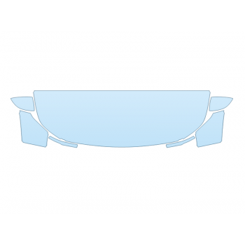 2025 MERCEDES-BENZ CLA-CLASS AMG 35 COUPE HOOD FENDERS MIRRORS 24 INCH STRAIGHT (WRAPPED EDGES)