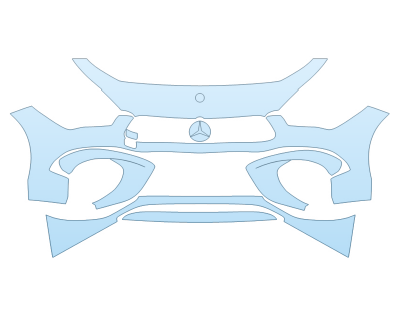 2025 MERCEDES-BENZ CLA-CLASS AMG 45 COUPE BUMPER 2025 MERCEDES-BENZ CLA-CLASS AMG 45 COUPE BUMPER