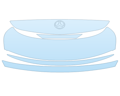 2025 MERCEDES-BENZ CLE-CLASS COUPE AMG CLE 53 FULL TRUNK SPOILER NO BADGES