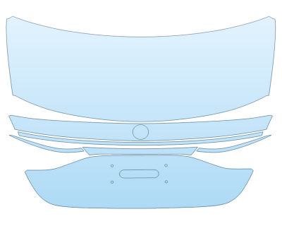 2025 MERCEDES-BENZ E-CLASS SEDAN 450 4MATIC TRUNK NO BADGING