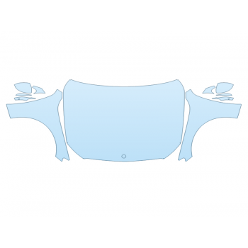 2025 MERCEDES-BENZ E-CLASS WAGON E 450 4MATIC ALL-TERRAIN HOOD FENDERS MIRRORS FULL (WRAPPED EDGES)