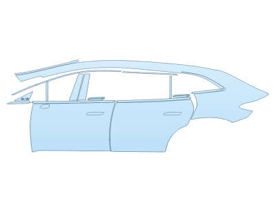 2025 MERCEDES-BENZ EQE-CLASS 350 SUV DRIVER SIDE