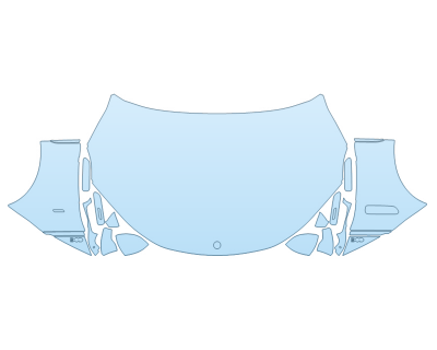 2025 MERCEDES-BENZ EQE-CLASS AMG SEDAN HOOD FENDERS MIRRORS FULL (WRAPPED EDGES)