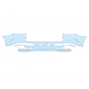 2025 MERCEDES-BENZ EQE-CLASS AMG SUV REAR BUMPER W SENSORS