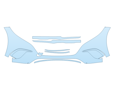 2025 MERCEDES-BENZ EQS-CLASS SUV 450+ BUMPER 2025 MERCEDES-BENZ EQS-CLASS SUV 450+ BUMPER