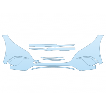 2025 MERCEDES-BENZ EQS-CLASS SUV 450+ BUMPER W SENSORS