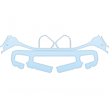 2025 MERCEDES-BENZ G-CLASS 550 REAR BUMPER W SENSORS