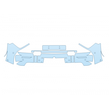 2025 MERCEDES-BENZ G-CLASS 550 REAR BUMPER W SENSORS