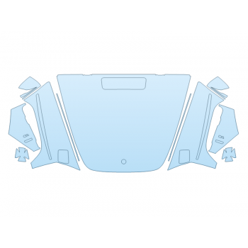 2025 MERCEDES-BENZ G-CLASS 550 HOOD FENDERS MIRRORS FULL (WRAPPED EDGES)