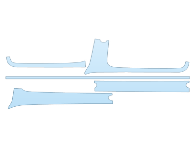 2025 MERCEDES-BENZ G-CLASS 550 ROOF PILLARS SEAMED