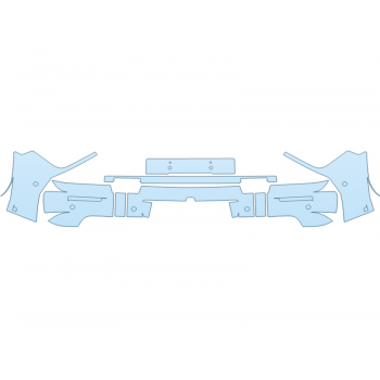 2025 MERCEDES-BENZ G-CLASS 550 AMG LINE REAR BUMPER W SENSORS