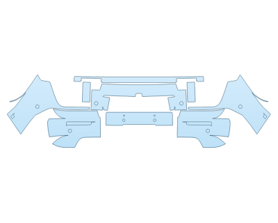 2025 MERCEDES-BENZ G-CLASS 580 W/EQ TECH REAR BUMPER W SENSORS