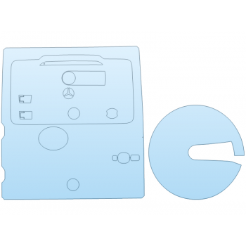 2025 MERCEDES-BENZ G-CLASS 580 W/EQ TECH FULL REAR HATCH NO BADGES