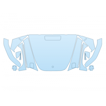 2025 MERCEDES-BENZ G-CLASS 580 W/EQ TECH HOOD FENDERS MIRRORS FULL (WRAPPED EDGES)