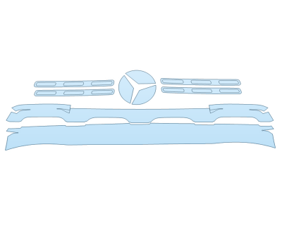 2025 MERCEDES-BENZ GLB-CLASS 250 GRILL