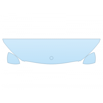 2025 MERCEDES-BENZ GLC-CLASS 300 SUV HOOD FENDERS MIRRORS 18 INCH STRAIGHT (WRAPPED EDGES)