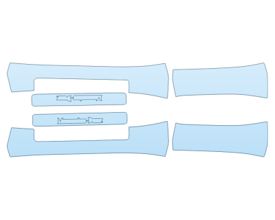 2025 MERCEDES-BENZ GLC-CLASS 300 SUV AMG LINE DOOR SILLS W/BADGING 2025 MERCEDES-BENZ GLC-CLASS 300 SUV AMG LINE DOOR SILLS W/BADGING