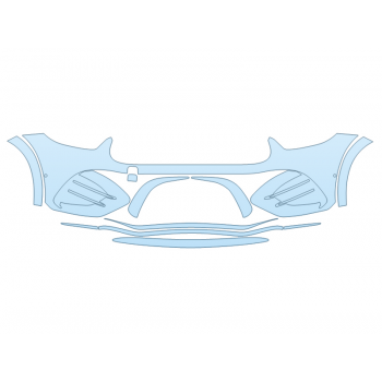 2025 MERCEDES-BENZ GLC-CLASS AMG 43 COUPE BUMPER W SENSORS 2025 MERCEDES-BENZ GLC-CLASS AMG 43 COUPE BUMPER W SENSORS