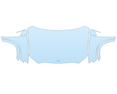 2025 MERCEDES-BENZ GLE-CLASS SUV 350 4MATIC HOOD FENDERS MIRRORS FULL (WRAPPED EDGES)