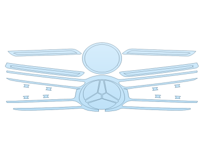 2025 MERCEDES-BENZ GLE-CLASS SUV 350 4MATIC GRILL