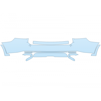 2025 MERCEDES-BENZ GLS-CLASS GLS 450 REAR BUMPER 2025 MERCEDES-BENZ GLS-CLASS GLS 450 REAR BUMPER