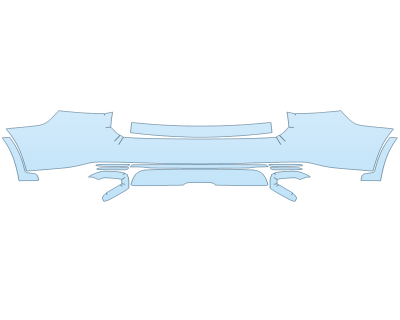 2025 MERCEDES-BENZ GLS-CLASS GLS 450 REAR BUMPER