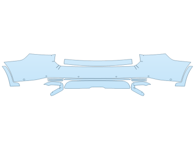 2025 MERCEDES-BENZ GLS-CLASS GLS 450 REAR BUMPER W SENSORS