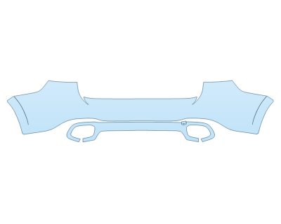 2025 MERCEDES-BENZ GLS-CLASS GLS 450 AMG LINE REAR BUMPER