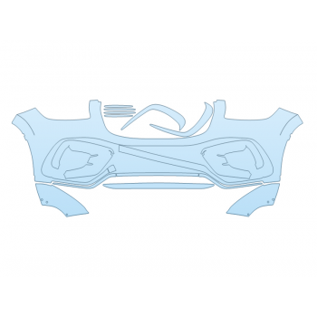 2025 MERCEDES-BENZ GLS-CLASS GLS 580 BUMPER W/RELIEF CUTS