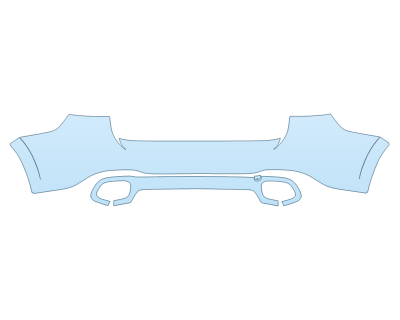 2025 MERCEDES-BENZ GLS-CLASS GLS 580 REAR BUMPER