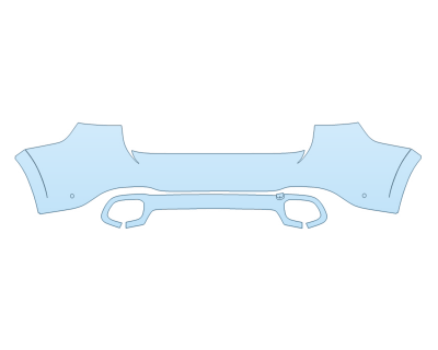 2025 MERCEDES-BENZ GLS-CLASS GLS 580 REAR BUMPER W SENSORS