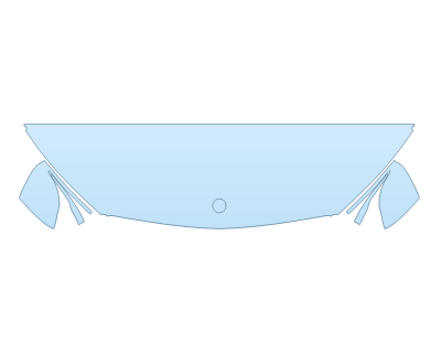 2025 MERCEDES-BENZ GLS-CLASS GLS 580 HOOD FENDERS MIRRORS 18 INCH STRAIGHT (WRAPPED EDGES)