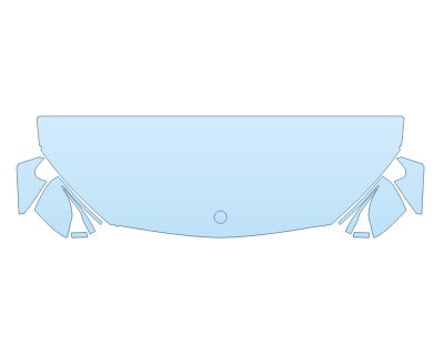 2025 MERCEDES-BENZ GLS-CLASS GLS 580 HOOD FENDERS MIRRORS 24 INCH STRAIGHT (WRAPPED EDGES)