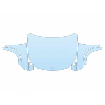 2025 MERCEDES-BENZ GLS-CLASS GLS 580 HOOD FENDERS MIRRORS FULL (WRAPPED EDGES)