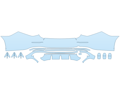 2025 MERCEDES-BENZ S-CLASS AMG S63 E REAR BUMPER 2025 MERCEDES-BENZ S-CLASS AMG S63 E REAR BUMPER