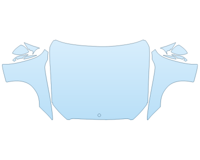 2025 MERCEDES-BENZ S-CLASS AMG S63 E HOOD FENDERS MIRRORS FULL (WRAPPED EDGES)