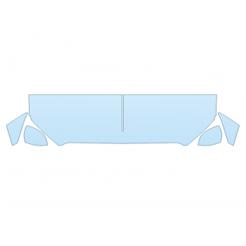 2025 MERCEDES-BENZ S-CLASS MAYBACH 480 HOOD FENDERS MIRRORS 24 INCH STRAIGHT (WRAPPED EDGES)