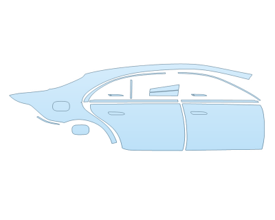 2025 MERCEDES-BENZ S-CLASS S 500 4MATIC FULL PASSENGER SIDE